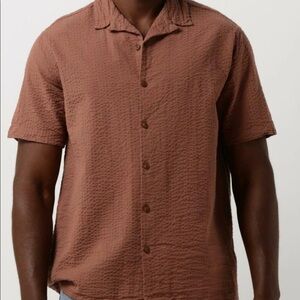 Anerkjet AKLEO SEERSUCKER SS SHIRT XXL